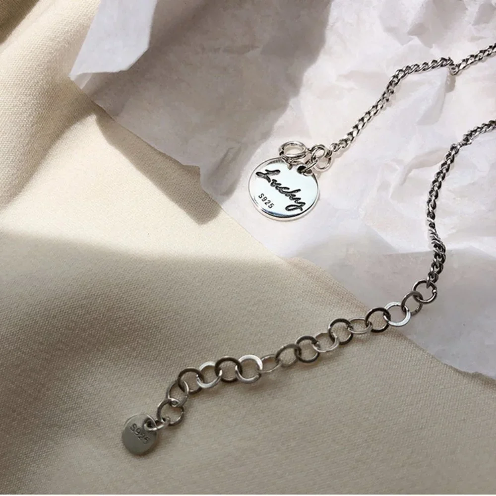 #NEW 925 Sterling Silver Lucky Coin Link Chain Anklet Ankle Bracelet